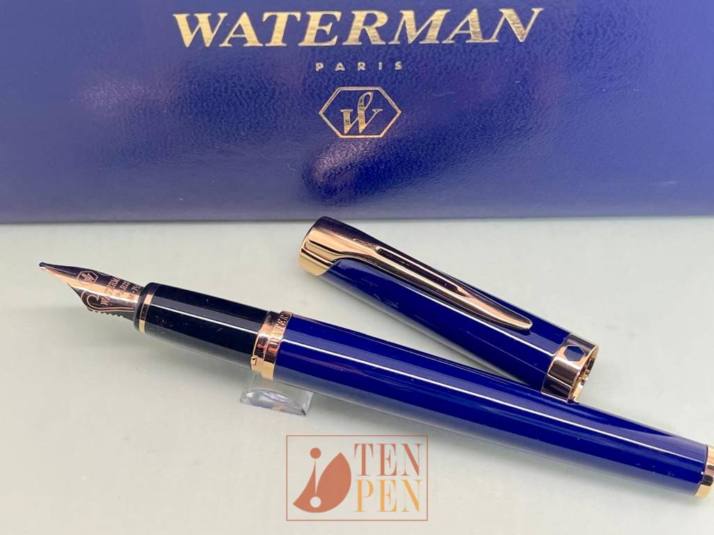 WATERMAN L'ETALON - BLUE LACQUER - B NIB | Tenpen - By Letizia